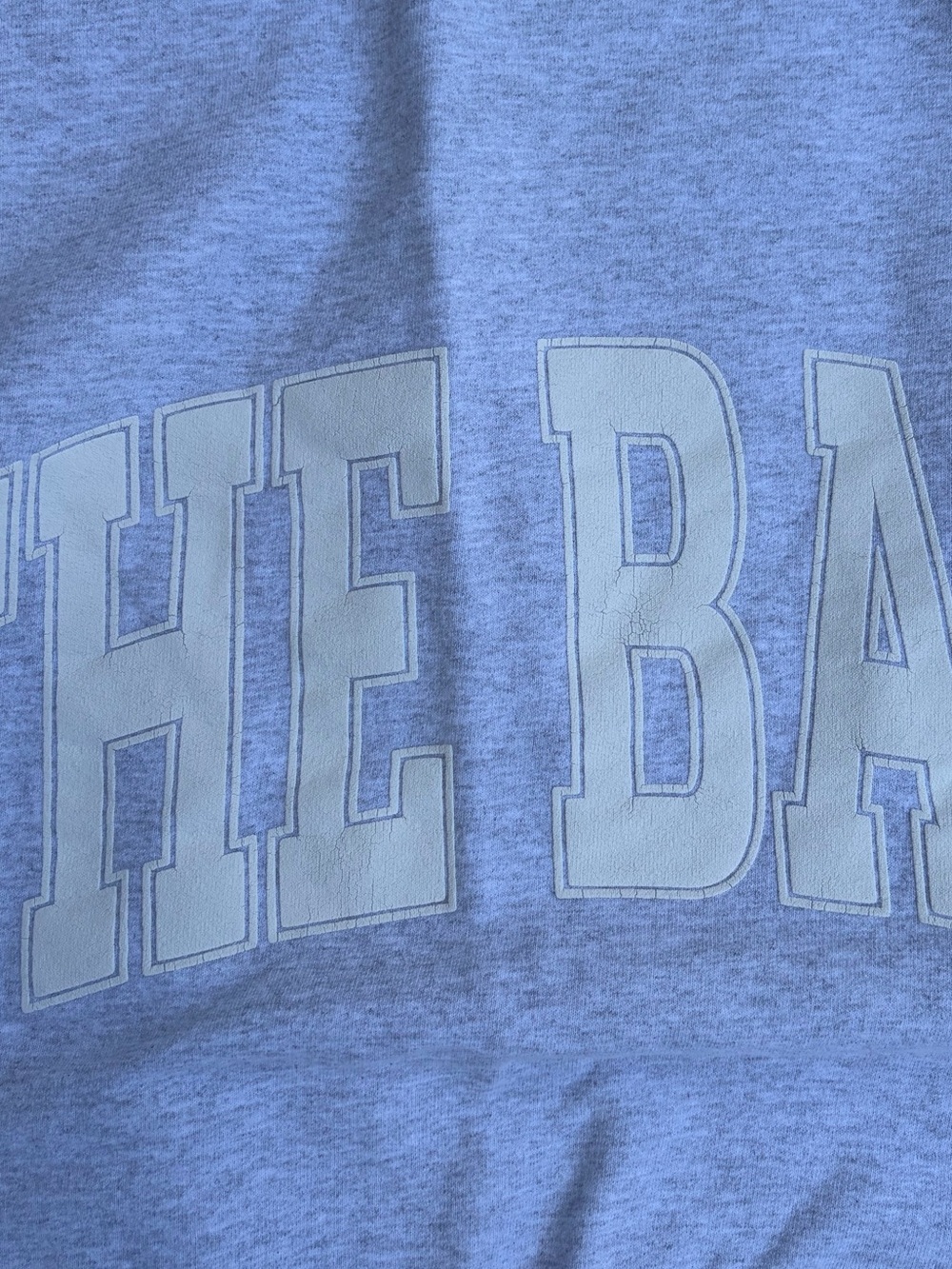 The Bar Varsity Crew Neck Pullover Logo Print - Picture 8 of 8